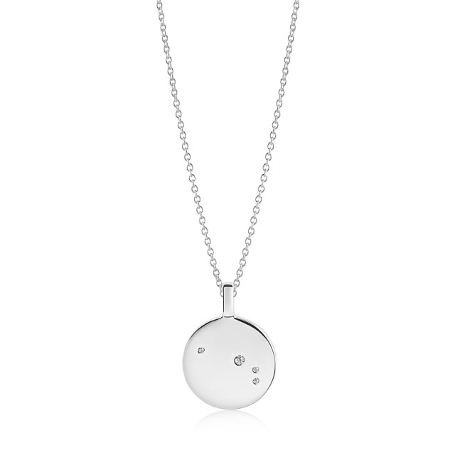 ZODIACO ARIES Necklaces White Zirkoner (silver)