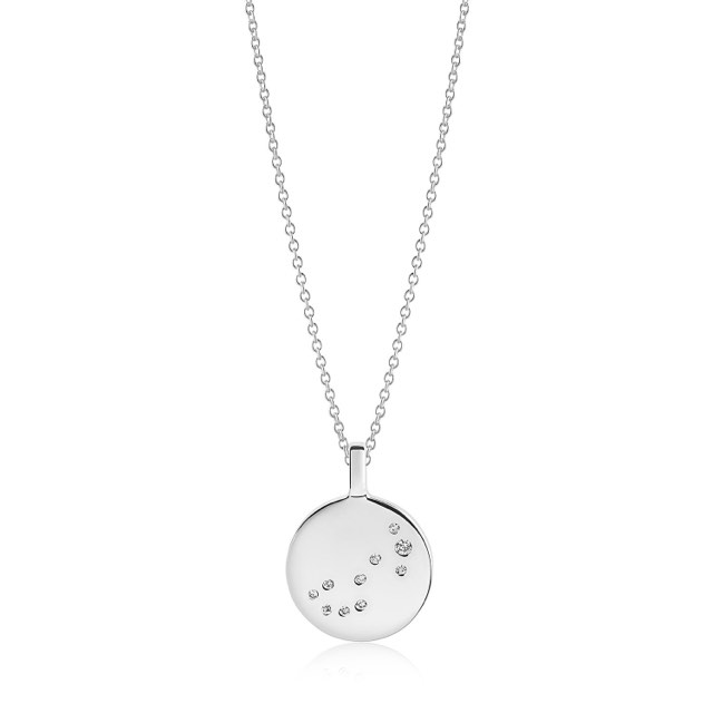 ZODIACO SCORPIO Necklaces White Zirkoner (silver)