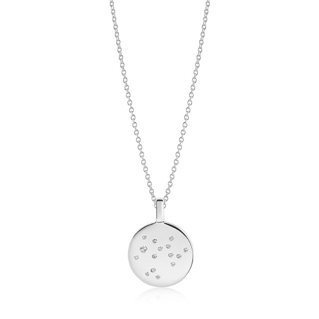 ZODIACO SAGITARIUS Necklaces White Zirkoner (silver)