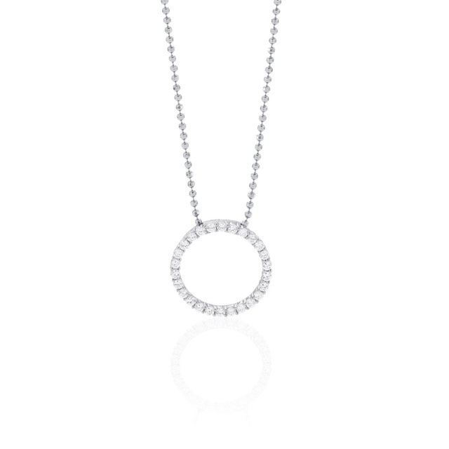 BIELLA Necklaces White Zirkoner (silver)