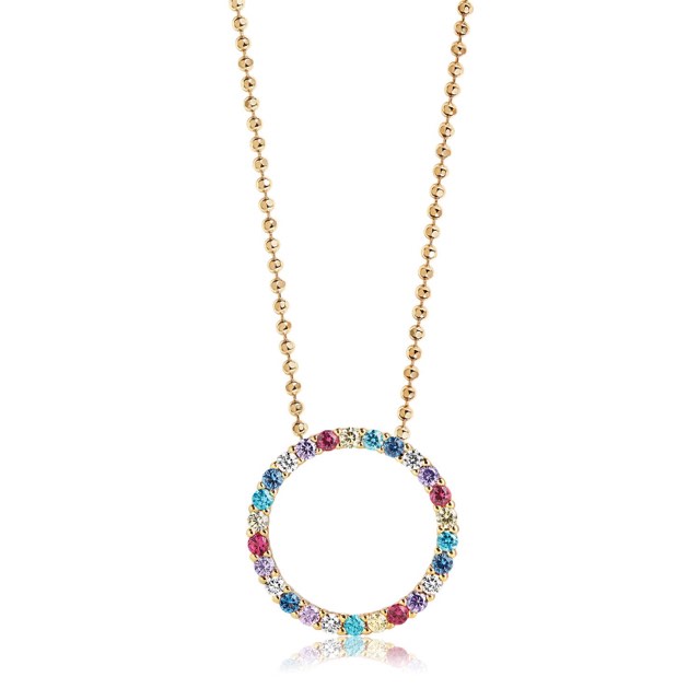 BIELLA Necklaces Multi-coloured Zircons (Gold)