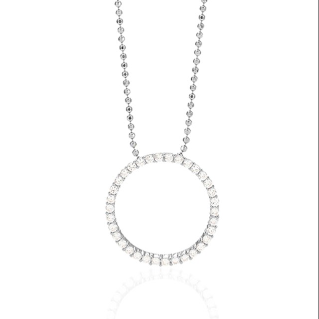 BIELLA GRANDE Necklaces White Zirkoner (silver)