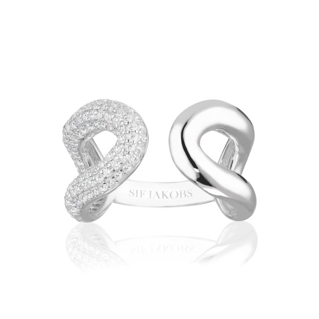 CAPRI DUE ring White Zirkonia (silver)