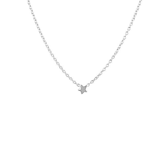 Stella Nova drop Necklaces silver