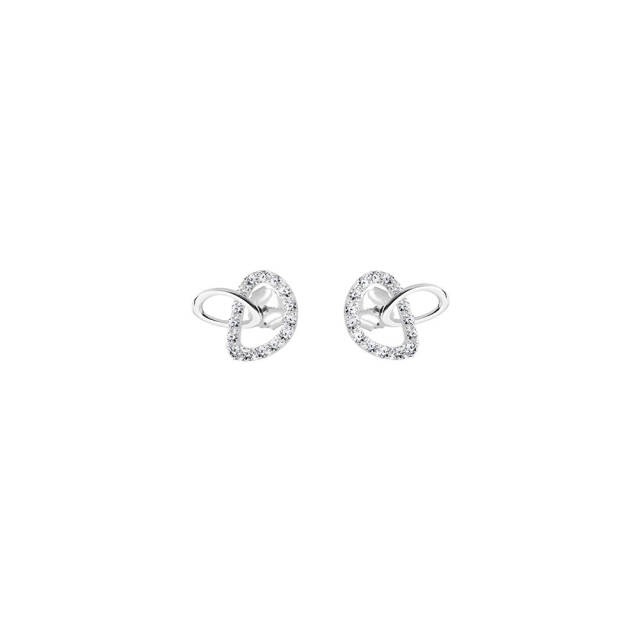 Together drop Earring silver