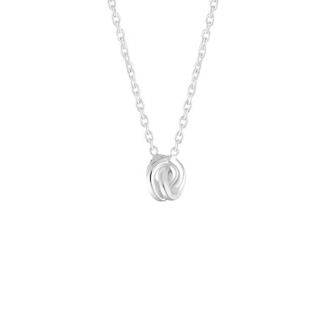 Unity drop Necklaces silver