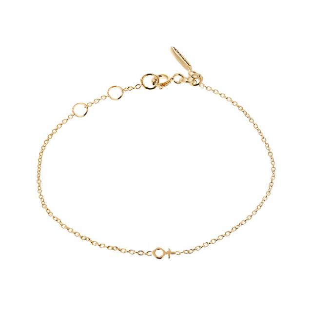 Women Unite drop Bracelets Gold