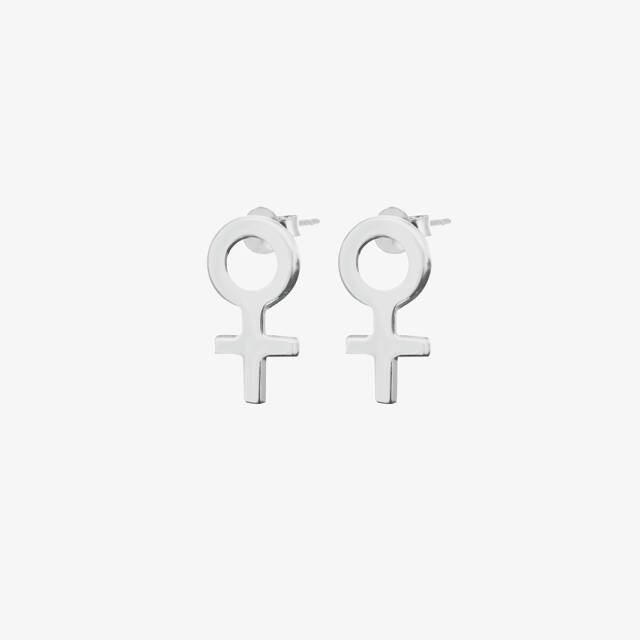 Women Unite Earring silver