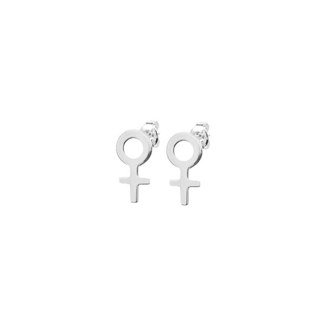 Women Unite small Earring silver