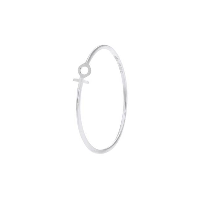 Women Unite drop ring silver