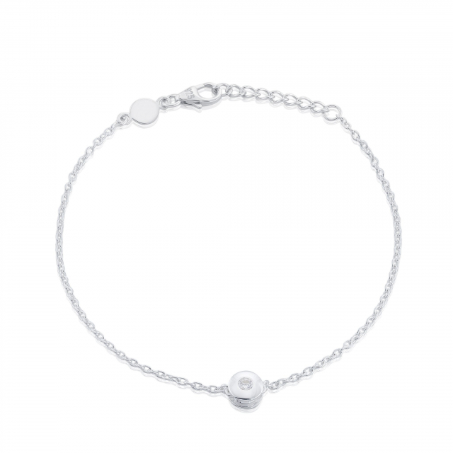 Älskad mini  Bracelet Silver