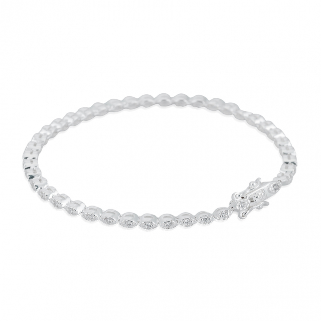 Time to glow  T-Bracelet Silver
