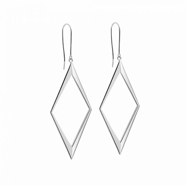 Rhomb Earring silver