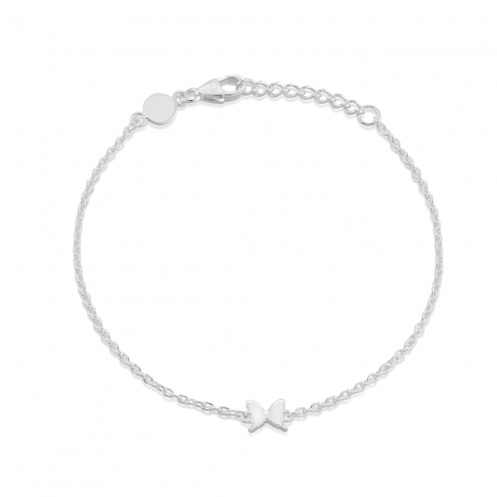 Petite papillion  Bracelet Silver in the group Bracelets / Silver Bracelets at SCANDINAVIAN JEWELRY DESIGN (s108)