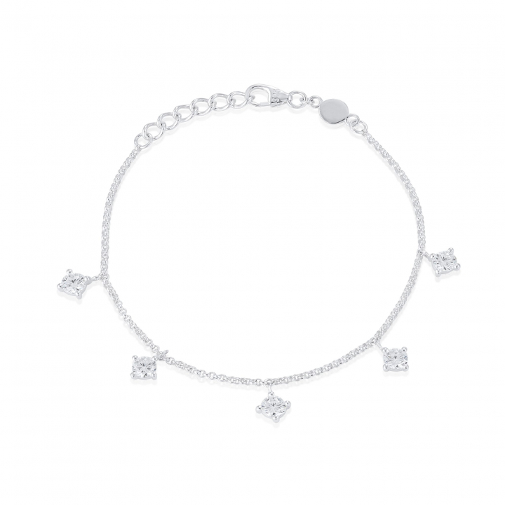 Time to glow Bracelet Silver in the group Bracelets / Silver Bracelets at SCANDINAVIAN JEWELRY DESIGN (s210)
