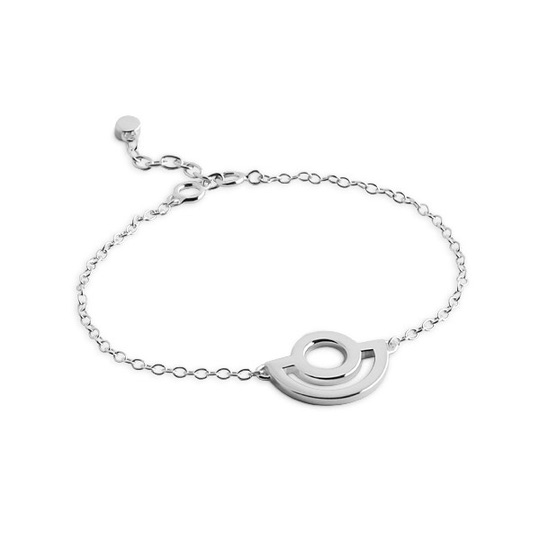 Arc Bracelets silver in the group Outlet / Bracelets at SCANDINAVIAN JEWELRY DESIGN (s222)