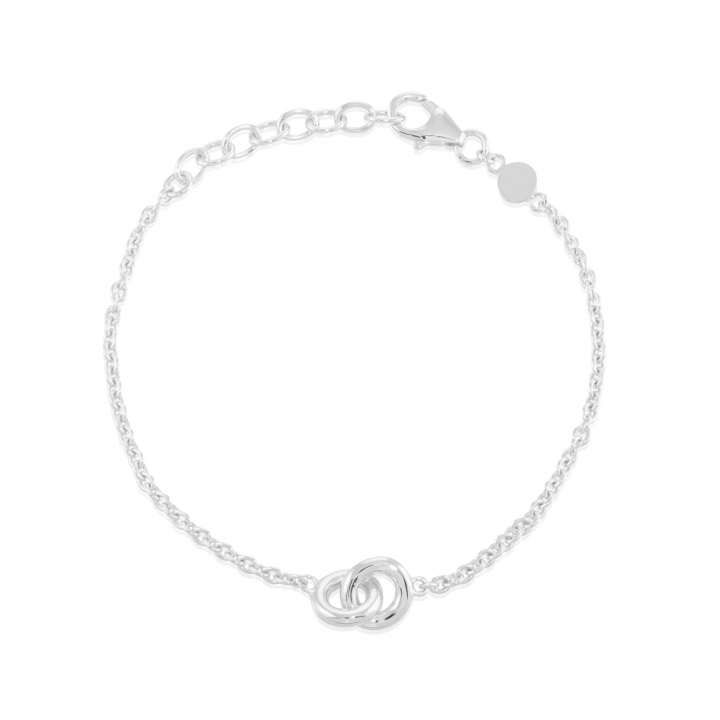 The knot mini Bracelet Silver in the group Bracelets / Silver Bracelets at SCANDINAVIAN JEWELRY DESIGN (s225)