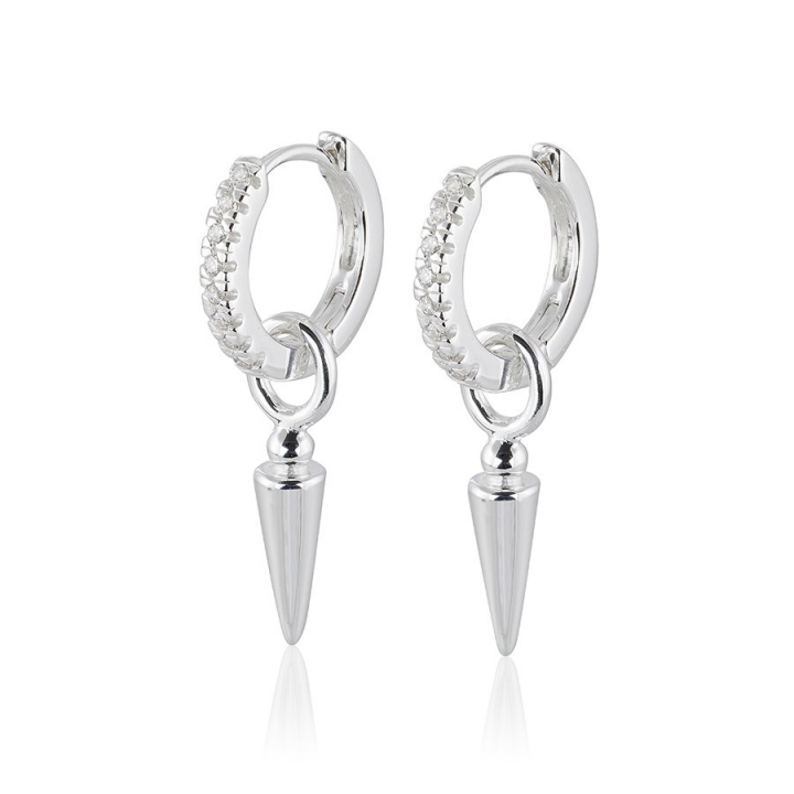 Spear of life Earrings creol Silver in the group Earrings / Silver Earrings at SCANDINAVIAN JEWELRY DESIGN (s325)