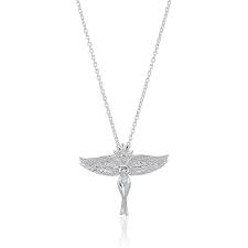 Goddess of love mini Necklace Silver in the group Necklaces / Silver Necklaces at SCANDINAVIAN JEWELRY DESIGN (s384)