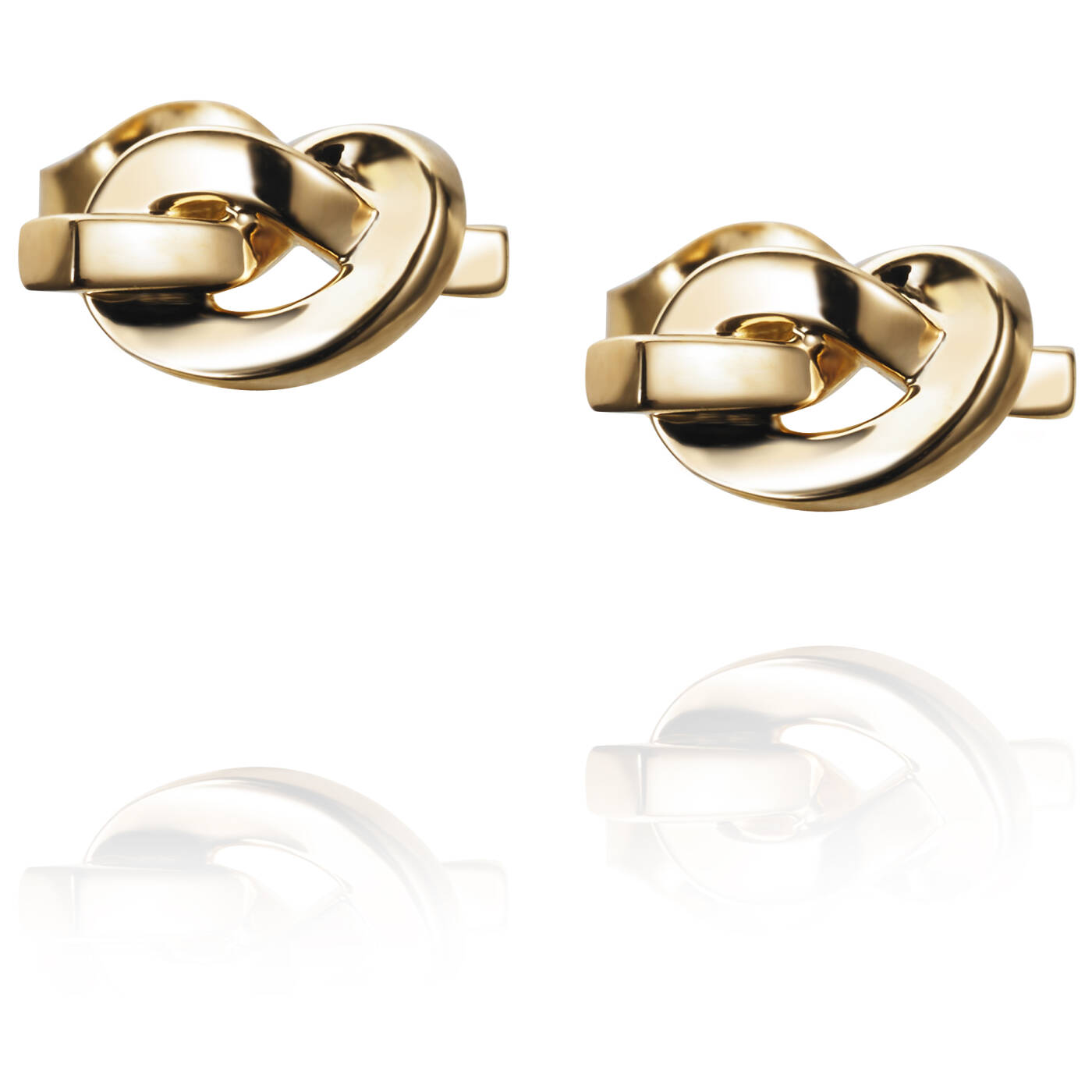 Buy Love Knot Earring Gold Efva Attling