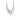 Crystal Rain Collier - Clear Halsband Silver