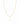 Micro catch a falling star Halsband Guld