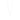 Thin Stars Halsband Vitguld 42-45 cm