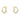 OFFSPRING Örhänge Guld Diamant PAVE 0.19 ct