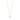 Sevilla pendant neck gold clear 42 cm