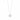 Sevilla pendant neck silver clear 45 cm