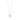 Sevilla pendant neck silver clear 45 cm