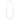 Capri stone charm neck gold orange 45 cm