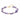 Capri stone brace gold purple