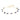 Capri stone charm brace gold blue