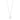Oz round pendant neck 45 plain Silver-45 cm