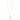 Oz round pendant neck 45 plain Gold-45 cm