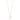 Oz round pendant neck 45 plain Gold-45 cm