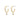 Oz oval pendant ear Gold/clear-Onesize