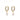 Lydia pearl ring ear Guld