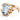 Little Magic Star - Aquamarine Ring Guld