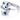 Bend Over - Aquamarine Ring Vitguld