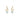 Julie small ear Gold light blue