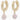 Sanna ear Gold light pink