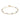 Lara small stone chain Armband Guld