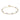 Lara small stone chain Armband Guld