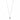 Soap knot pendant neck 45 Silver