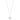 Soap knot pendant neck 45 Silver