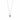 Cute big heart Halsband Silver