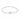 Callie elastic pearl Armband Silver