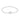 Callie elastic pearl Armband Silver